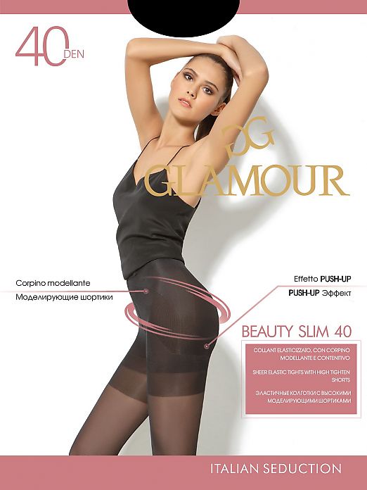 Колготки Пуш-Ап Glamour Beauty Slim 40