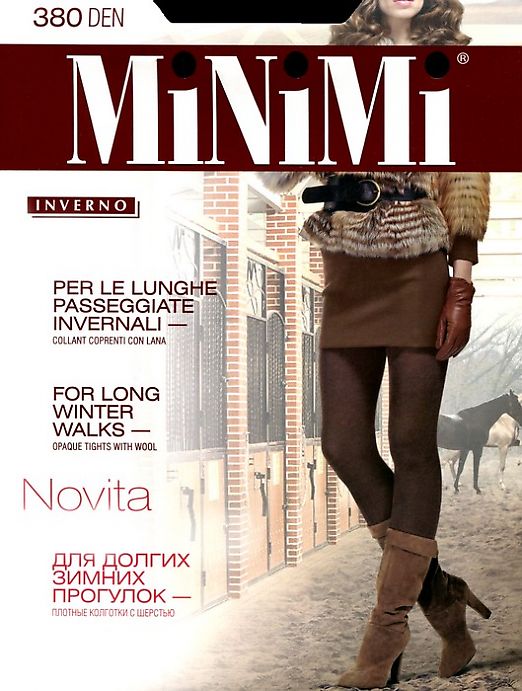 Теплые колготки с шерстью MiNiMi Novita