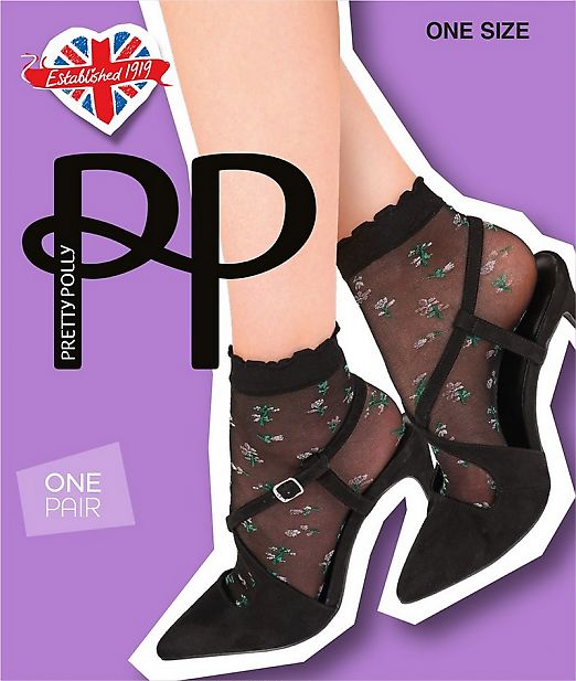 Носки Pretty Polly Sheer Floral Anklet AVX6
