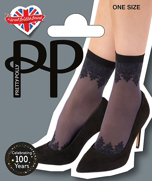 Носки Pretty Polly Patterned Top ana Toe Anklet AWC4
