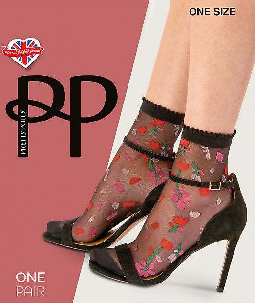 Носки Pretty Polly Patterned Top ana Toe Anklet AWK8