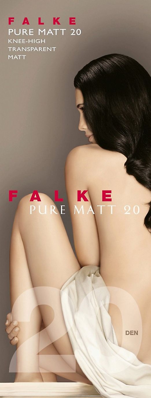 Falke Pure Matt 20 Knee-High