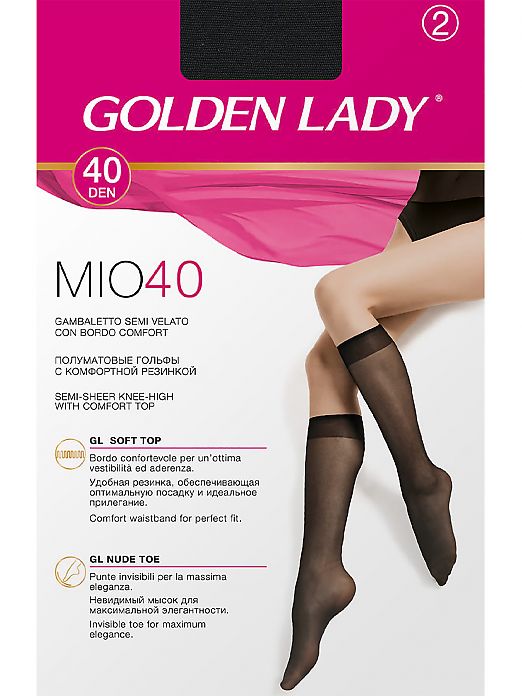 Golden Lady Mio 40 Gambaletto 2 Paia