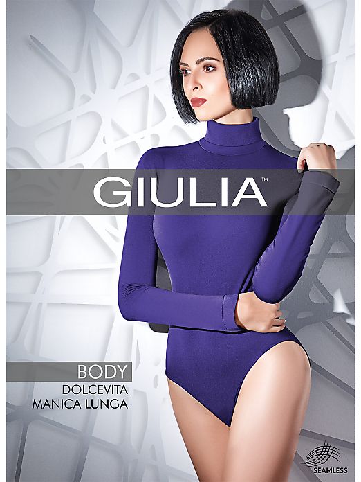 Женское боди Giulia Body Dolcevita Manica Lunga