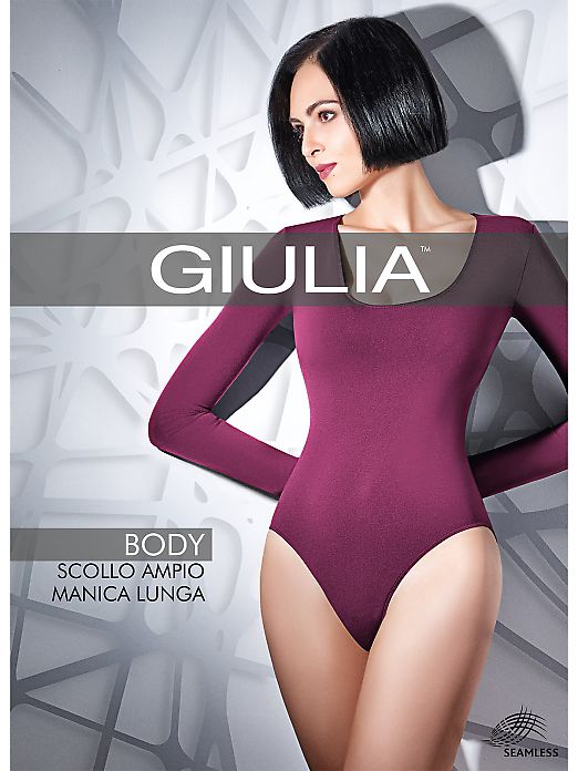Женское боди Giulia Body Scollo Ampio Manica Lunga