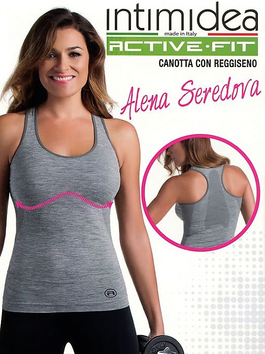 Intimidea Canotta Donna Active-Fit Melange