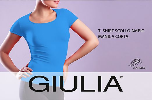 Giulia T-SHIRT SCOLLO AMPIO M.CORTA