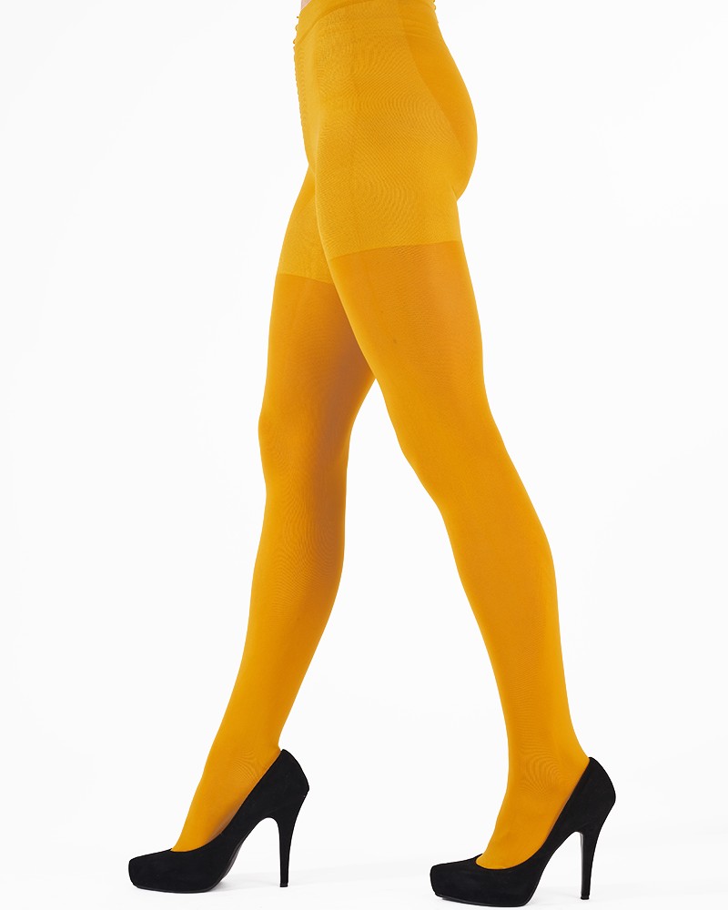 Колготки цветные желтые Pretty Polly 60D Colour Opaque Tights Yellow купить  недорого в интернет-магазине Для Подружек
