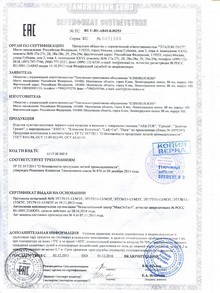 Колготки Грация - сертификаты продукции